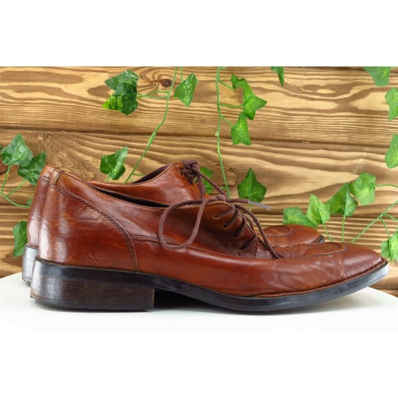 Born‎ crown Shoes Sz 10 M Brown Derby Oxfords Leather Men M2383 main image 5